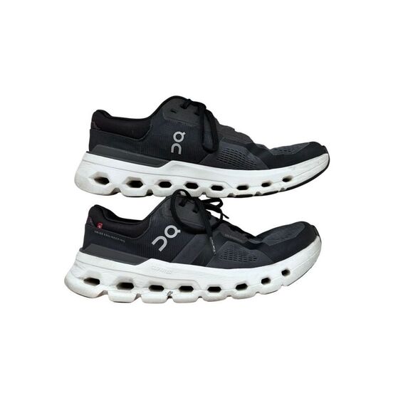 On Mens Eclipse Black Cloudrunner 2 Lace Up Athletic Running Sneakers Size 10.5 main image 12